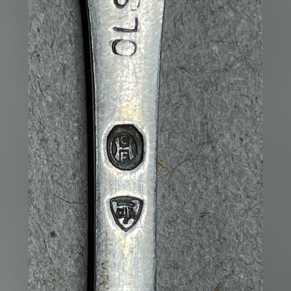 Christian F Heise 1914 Olsen Denmark Sterling Child’s Spoon Halmarked P.A. - Picture 6 of 7